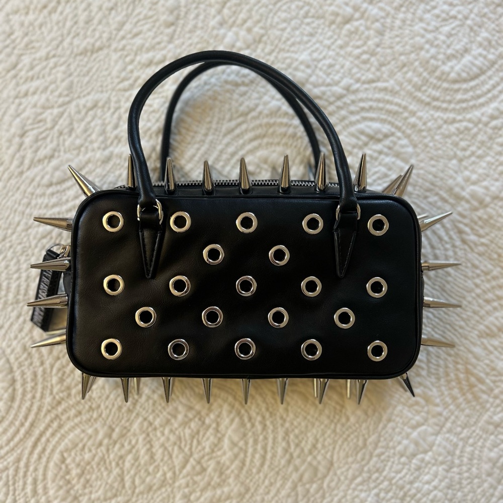 POPPY LISSIMAN Black Studded Handbag